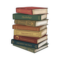 Decorative stack of books